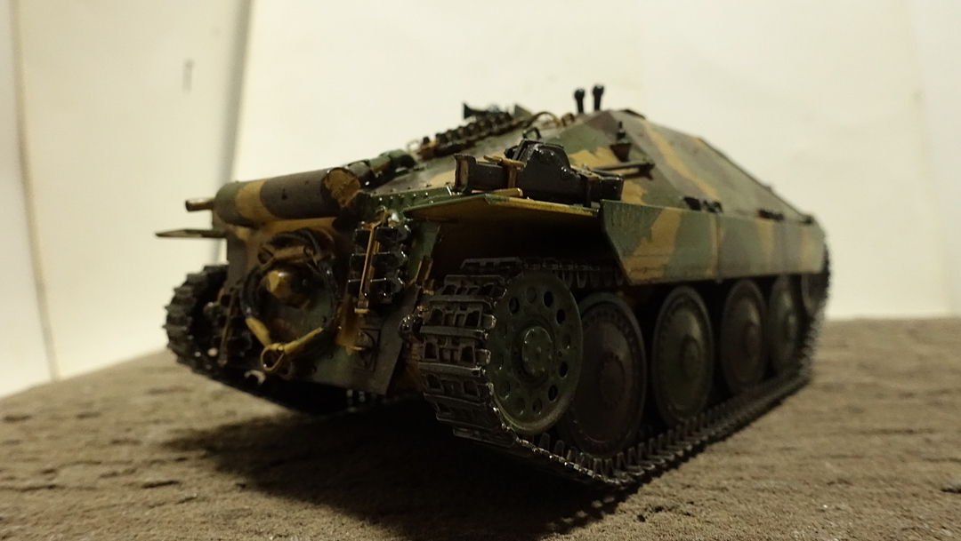 タミヤのミリタリーミニチュアシリーズ No.285 ドイツ駆逐戦車 ヘッツアー 中期生産型 その５