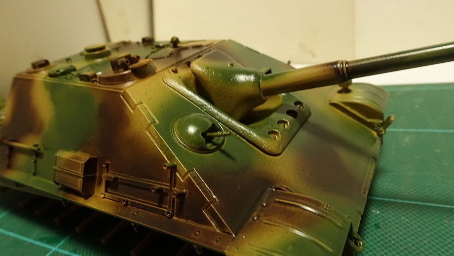 タミヤのミリタリーミニチュアシリーズ No.203 ドイツ駆逐戦車 ヤークトパンサー 後期型 その３