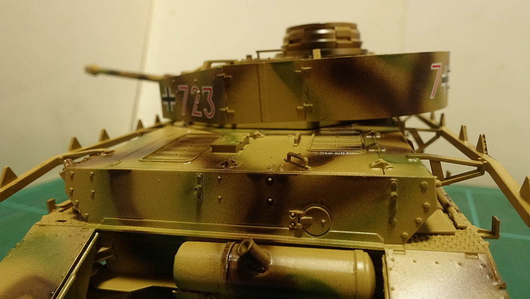 タミヤのミリタリーミニチュアシリーズ No.181 ドイツ IV号戦車J型 その５