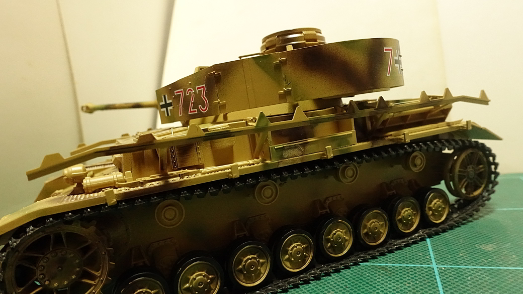 タミヤのミリタリーミニチュアシリーズ No.181 ドイツ IV号戦車J型 その４