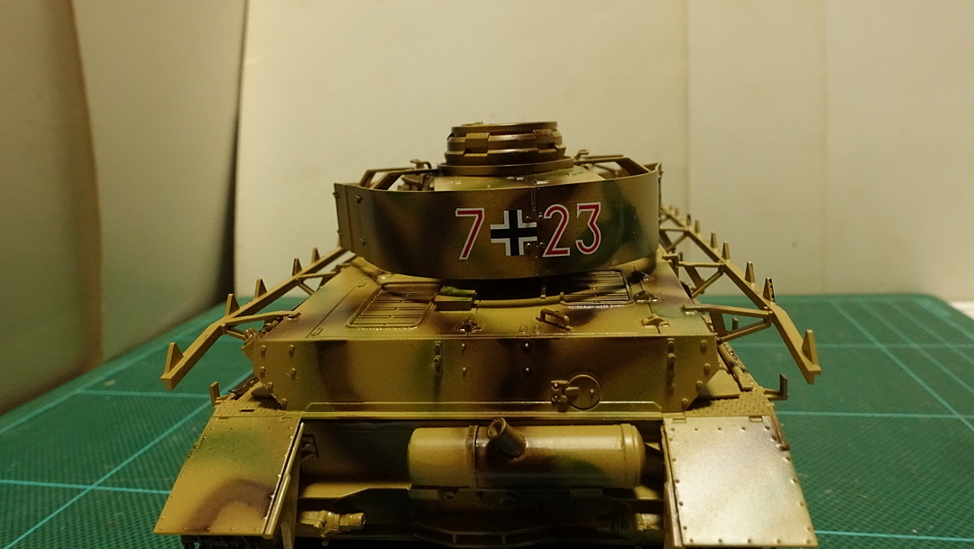 タミヤのミリタリーミニチュアシリーズ No.181 ドイツ IV号戦車J型 その５