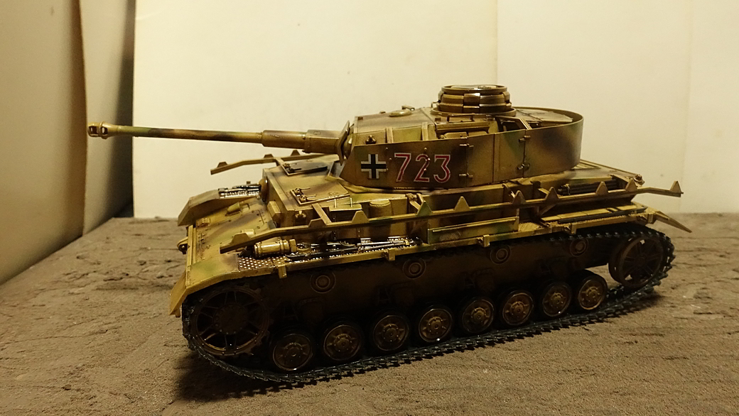 タミヤのミリタリーミニチュアシリーズ No.181 ドイツ IV号戦車J型 その１