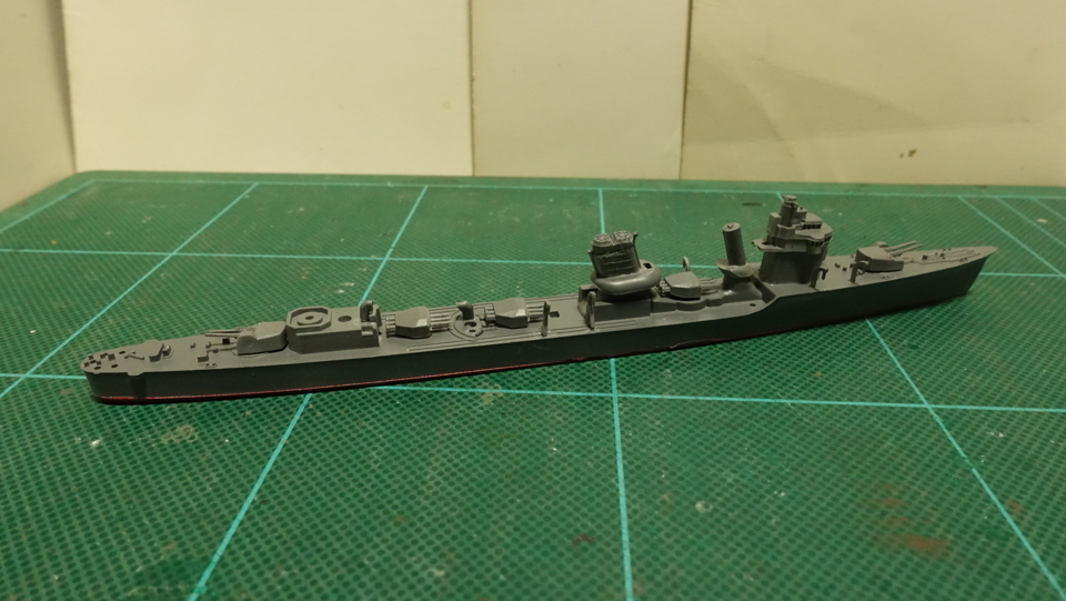 タミヤの1/700 ウォーターラインシリーズ No.408 日本海軍駆逐艦 響 その２
