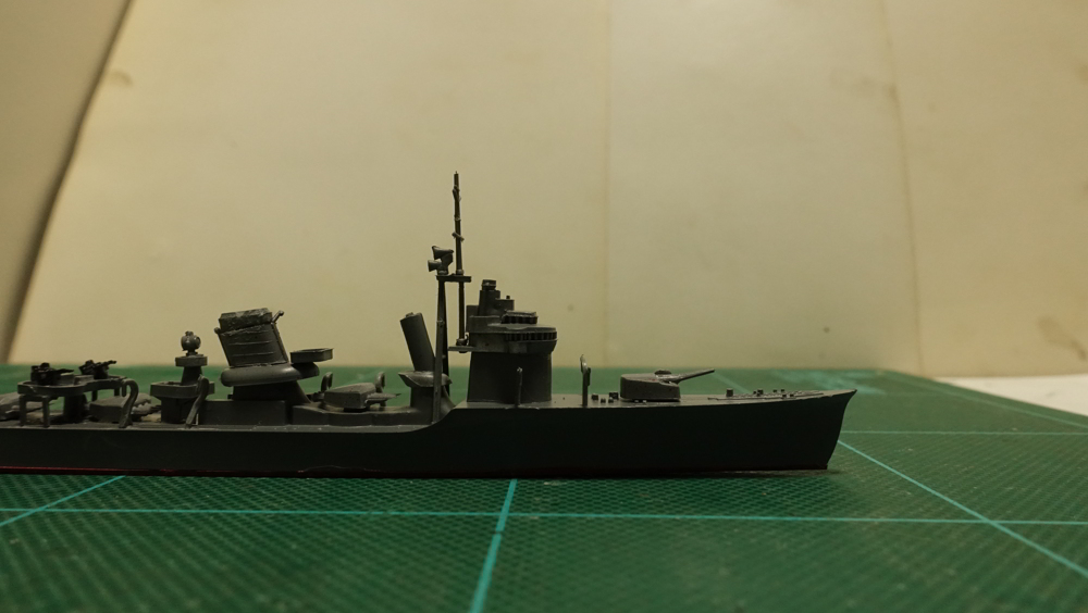 タミヤの1/700 ウォーターラインシリーズ No.408 日本海軍駆逐艦 響 その３