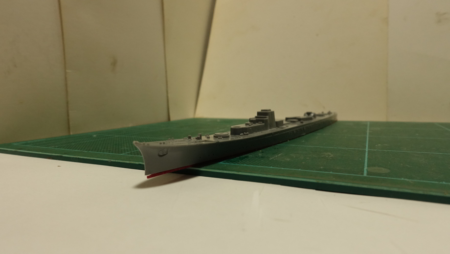 タミヤの1/700 ウォーターラインシリーズ No.315 日本海軍軽巡洋艦 矢矧 その２