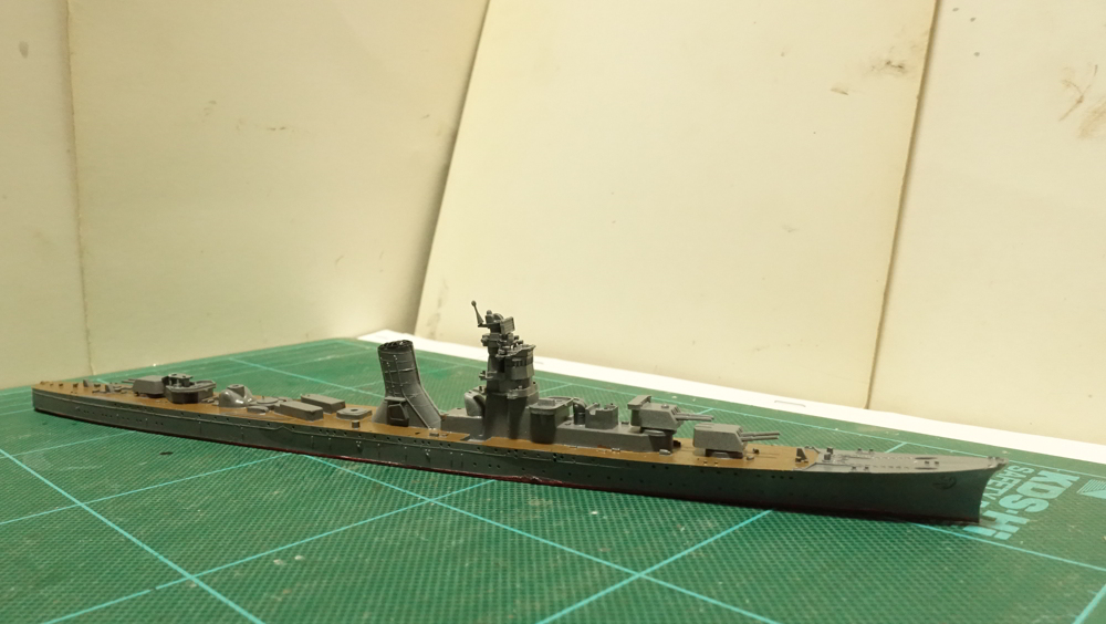 タミヤの1/700 ウォーターラインシリーズ No.315 日本海軍軽巡洋艦 矢矧 その３
