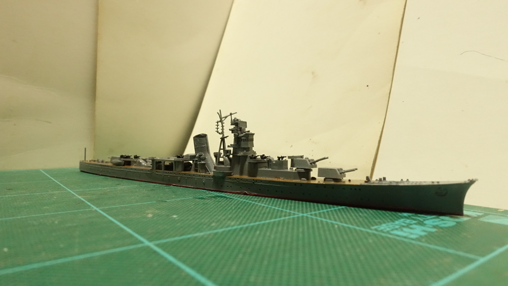 タミヤの1/700 ウォーターラインシリーズ No.315 日本海軍軽巡洋艦 矢矧 その３