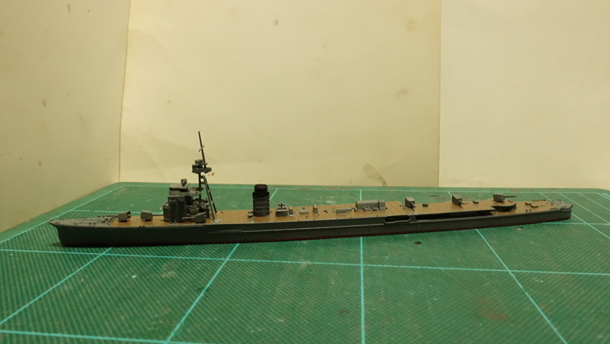 タミヤの1/700 ウォーターラインシリーズ No.349 日本海軍軽巡洋艦 阿武隈 その１