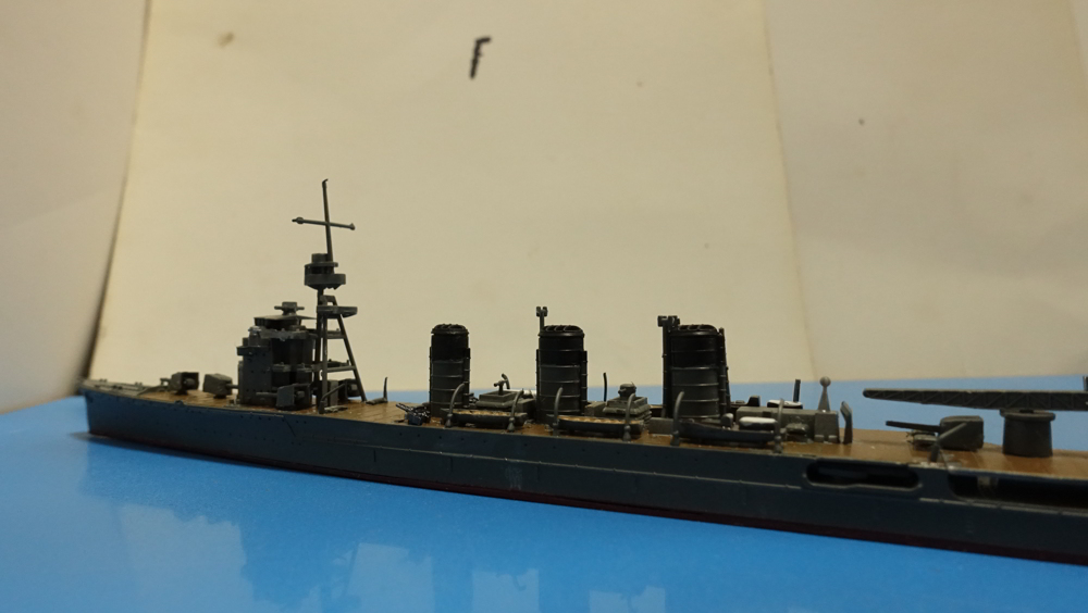 タミヤの1/700 ウォーターラインシリーズ No.349 日本海軍軽巡洋艦 阿武隈 その４