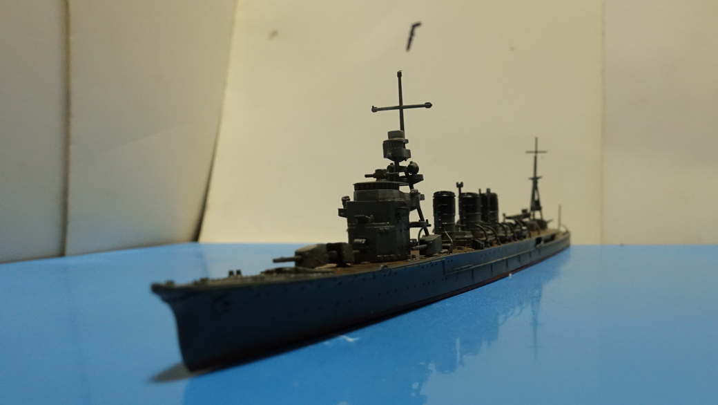 タミヤの1/700 ウォーターラインシリーズ No.349 日本海軍軽巡洋艦 阿武隈 その２