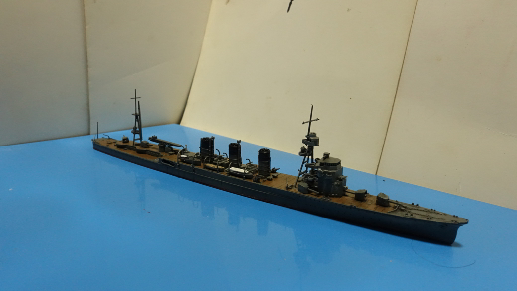 タミヤの1/700 ウォーターラインシリーズ No.349 日本海軍軽巡洋艦 阿武隈 その３
