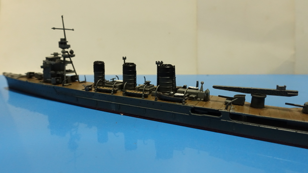 タミヤの1/700 ウォーターラインシリーズ No.349 日本海軍軽巡洋艦 阿武隈 その５