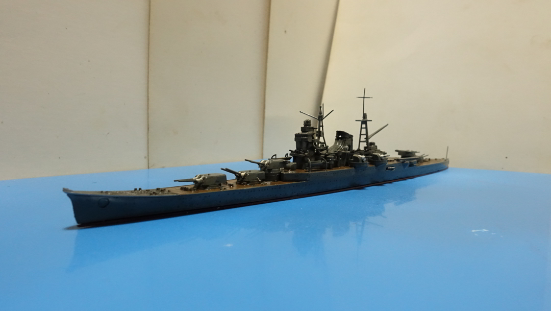 タミヤの1/700 ウォーターラインシリーズ No.342 日本海軍重巡洋艦 三隈 その２