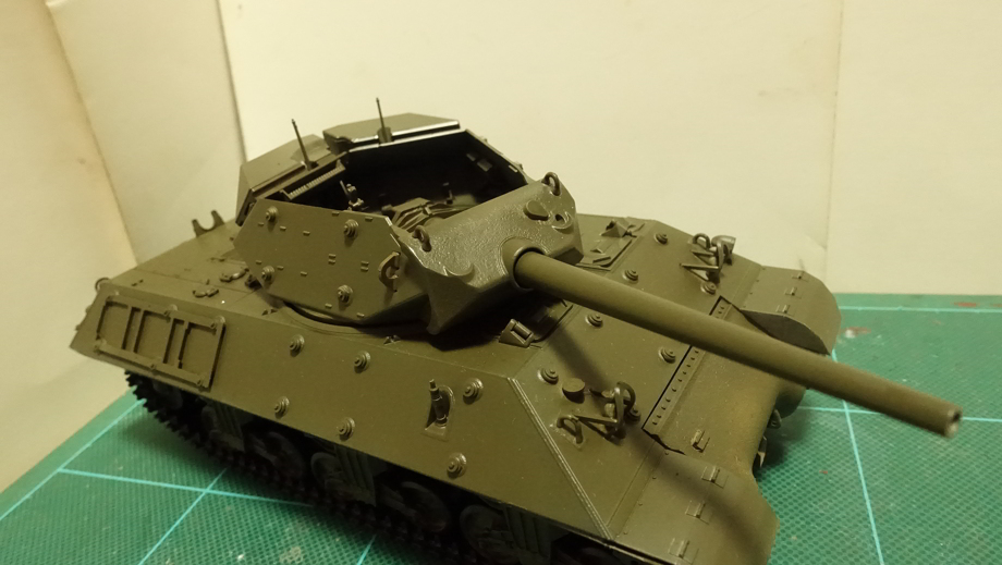 タミヤのミリタリーミニチュアシリーズ No.350 アメリカ M10 駆逐戦車(中期型) その１