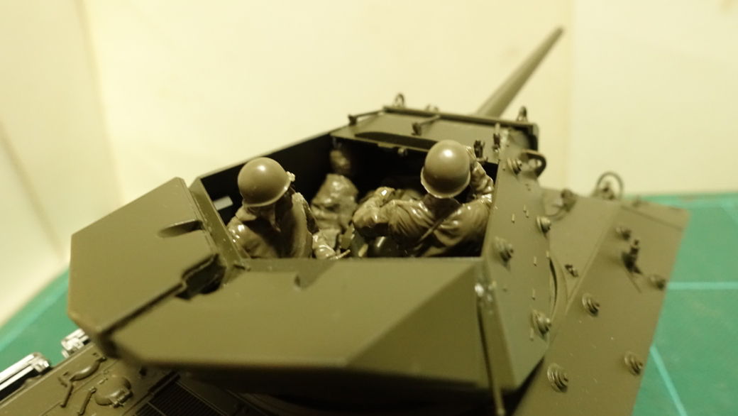 タミヤのミリタリーミニチュアシリーズ No.350 アメリカ M10 駆逐戦車(中期型) その２