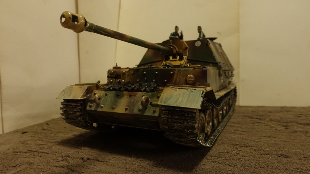 タミヤのミリタリーミニチュアシリーズ No.325 ドイツ軍 重駆逐戦車エレファントの車体 その２