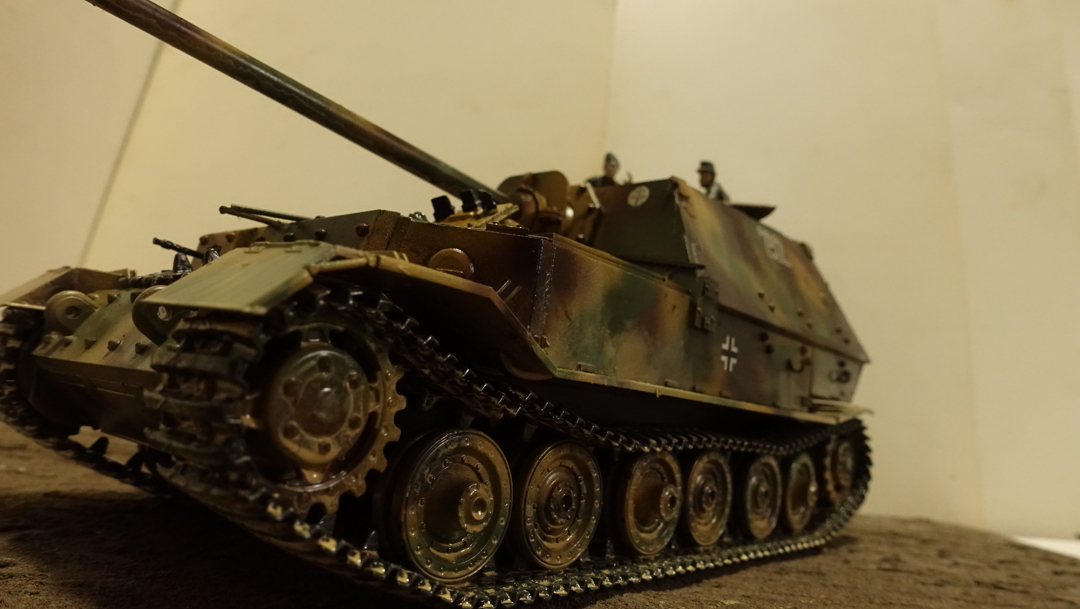 タミヤのミリタリーミニチュアシリーズ No.325 ドイツ軍 重駆逐戦車エレファントの車体 その４