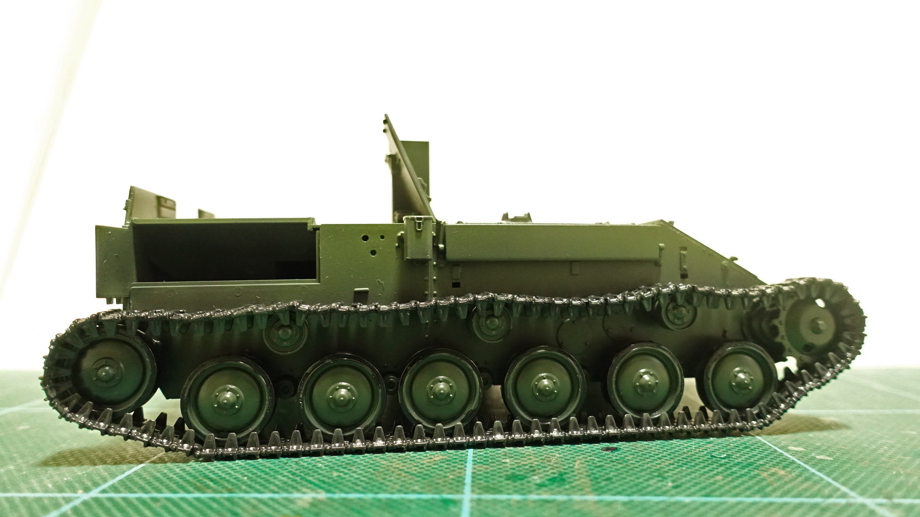 タミヤのミリタリーミニチュアシリーズ  No.348 ソ連軍 SU-76M自走砲車 その４
