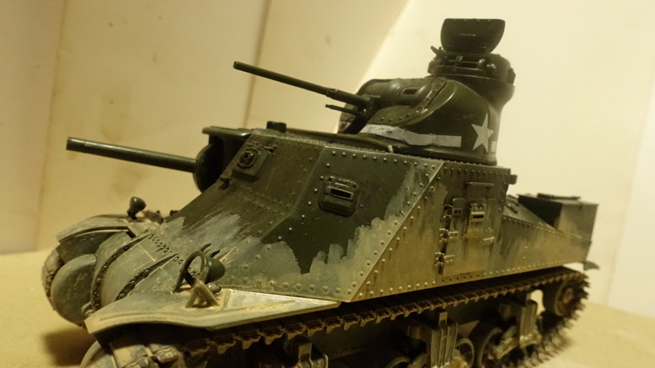 タミヤのミリタリーミニチュアシリーズ No.039 アメリカ陸軍 M3リーMkI戦車 その３